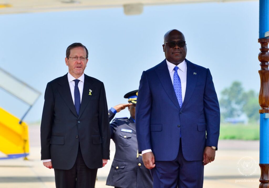 Isaac Herzog à Kinshasa