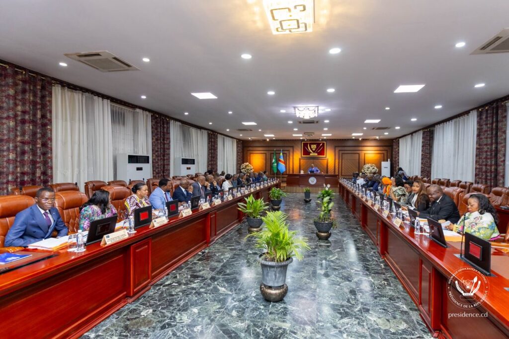 Conseil des Ministres RDC - Felix Tshisekedi